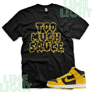 Varsity Maize Nike Dunk Highs "Sauce" Nike Dunk High Sneaker Match Shirt