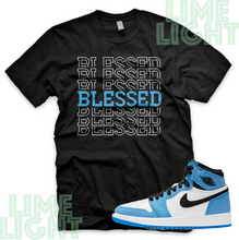 Load image into Gallery viewer, Nike Air Jordan 1 University Blue &quot;Blessed7&quot; Air Jordan 1 Sneaker Match Shirts
