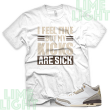 Load image into Gallery viewer, Air Jordan 3 A Ma Maniere &quot;Sick Kicks&quot; Nike Air Jordan 3 Sneaker Match Shirt Tee
