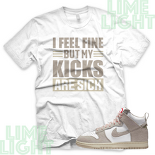 Load image into Gallery viewer, Dunk High Light Orewood &quot;Sick Kicks&quot; Nike Dunk High Orewood Sneaker Match Shirt
