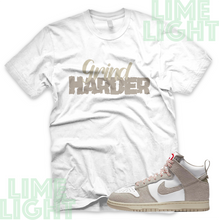 Load image into Gallery viewer, Dunk High Light Orewood &quot;Grind Harder&quot;Nike Dunk High Orewood Sneaker Match Shirt

