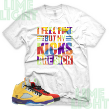 Load image into Gallery viewer, Air Jordan 5 What The &quot;Sick Kick&quot; Air Jordan 5s Retro | Sneaker Match Tee Shirts
