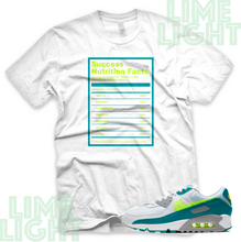 Load image into Gallery viewer, Air Max 90 Spruce Lime &quot;The Game&quot; Air Max 90 Teal Green Sneaker Match Shirt
