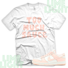 Load image into Gallery viewer, Dunk Low Orange Pearl &quot;Too Much Sauce&quot; Nike Dunk Low Sneaker Match Shirt Tees

