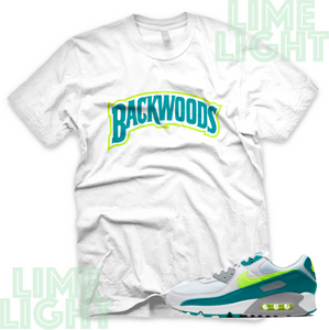 Air Max 90 Spruce Lime "Backwoods" Air Max 90 Teal Green Sneaker Match Shirt Tee