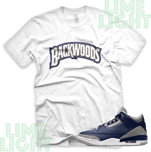 Air Jordan 3 Midnight Navy "Backwoods" Air Jordan 3 Sneaker Match Shirt Tees