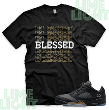 Load image into Gallery viewer, Air Jordan 5 Wings Class of 2021 &quot;Blessed7&quot; Nike AJ5 Sneaker Match Shirt Tee
