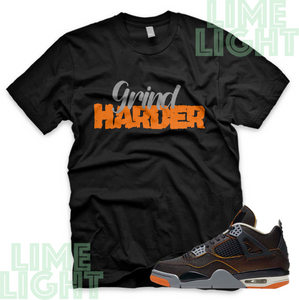 Nike Air Jordan 4 Starfish "Grind Harder" Air Jordan 4 Sneaker Match T-Shirts