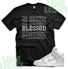 Load image into Gallery viewer, Vast Grey Nike Dunk Highs &quot;Blessed7&quot; Nike Dunk High Sneaker Match Shirt Tees
