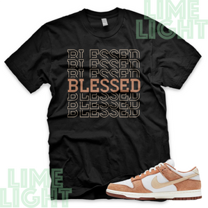 Dunk Low Medium Curry "Blessed7" Nike Dunk Low Medium Curry Sneaker Match Shirt