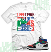 Load image into Gallery viewer, University Red/Hyper Royal &quot;Sick Kick&quot; Air Jordan 1 Retro | Sneaker Match Shirts
