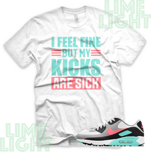 Air Max 90 G "Sick Kicks" Nike Air Max 90 Hot Punch/Aurora Sneaker Match Shirt