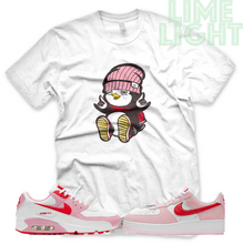 Load image into Gallery viewer, Valentines Day Nike Air Max 90 Air Force 1 &quot;Penguin&quot; Sneaker Match Shirt Tee
