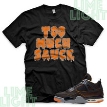 Load image into Gallery viewer, Nike Air Jordan 4 Starfish &quot;Too Much Sauce&quot; Air Jordan 4 Sneaker Match T-Shirts
