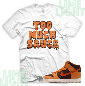 Nike Dunk High Dark Russet "Sauce" Dunk High Russet Sneaker Match Shirt Tees