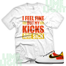 Load image into Gallery viewer, Nike Air Force 1 Raygun &quot;Sick Kicks&quot; Air Force 1 Sneaker Match Shirts Tee
