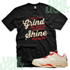 Nike Air Jordan 5 Chinese New Year "Grind Shine"Jordan 5 CNY Sneaker Match Shirt