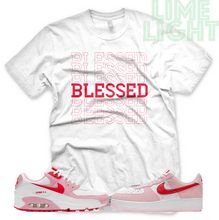 Load image into Gallery viewer, Valentines Day Nike Air Max 90 Air Force 1 &quot;Blessed7&quot; Sneaker Match Shirt
