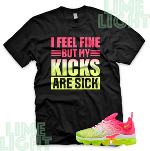 Hyper Pink/Volt "Sick Kicks" Vapormax Pus | Sneaker Match Shirts | Womens Tees