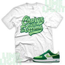 Load image into Gallery viewer, Air Force 1 Shamrock &quot;The Game&quot; Nike AF1 Shamrock Sneaker Match Shirt Tee
