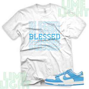 Dunk Low Coast "Blessed7" Coast Blue | Sneaker Match T-Shirt | Sneaker Tees