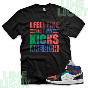 University Red/Hyper Royal "Sick Kick" Air Jordan 1 Retro | Sneaker Match Shirts