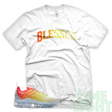 Load image into Gallery viewer, Sunrise &quot;Blessed Arch&quot; Nike Vapormax Plus Black/ White Sneaker Match Tees Shirts
