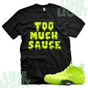 Nike Foamposite Pro Volt "Sauce" Volt Foamposite Sneaker Match Shirt Tees
