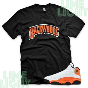 Air Jordan 13 Starfish Orange "Backwoods" Air Jordan 13 Sneaker Match Shirt Tees