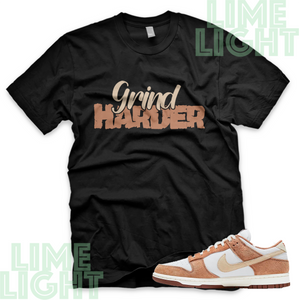 Dunk Low Medium Curry "Grind Harder" Nike Dunk Low Sneaker Match Shirt
