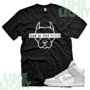Vast Grey Nike Dunk Highs "Pitties" Nike Dunk High Sneaker Match Shirt Tee