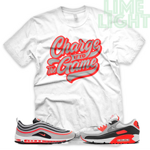 Load image into Gallery viewer, Radiant Red/ Infrared &quot;The Game&quot; Airmax 90 Air Max 97 Shirt | Sneaker Match Tee
