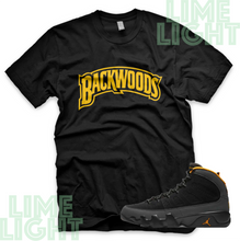 Load image into Gallery viewer, Nike Air Jordan 9 University Gold &quot;Backwoods&quot; Jordan 9 Sneaker Match Shirts Tees
