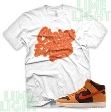 Load image into Gallery viewer, Nike Dunk High Dark Russet &quot;The Game&quot; Dunk High Russet Sneaker Match Shirt Tees
