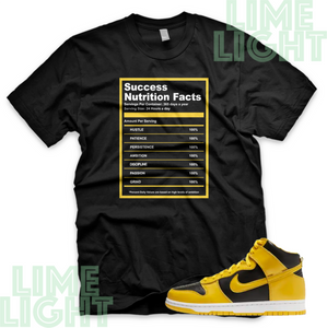 Varsity Maize Nike Dunk Highs "Success" Nike Dunk High Sneaker Match Shirt
