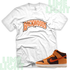Nike Dunk High Dark Russet "Backwoods" Dunk High Russet Sneaker Match Shirt Tees