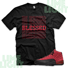 Load image into Gallery viewer, Jordan 12 Reverse Flu Game &quot;Blessed7&quot; Air Jordan 12 Sneaker Match Shirt Tees
