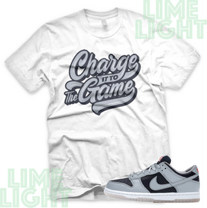 Dunk Low College Navy/Grey "The Game" Nike Dunk Low Sneaker Match Shirt Tee