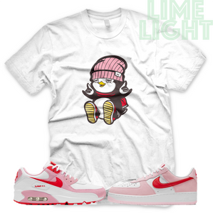 Valentines Day Nike Air Max 90 Air Force 1 "Penguin" Sneaker Match Shirt Tee