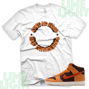 Nike Dunk High Dark Russet "Fatherhood" Dunk High Russet Sneaker Match Shirt Tee