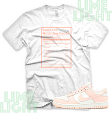 Load image into Gallery viewer, Dunk Low Orange Pearl &quot;Success Facts&quot; Nike Dunk Low Sneaker Match Shirt Tees

