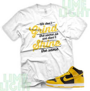 Varsity Maize Nike Dunk Highs "Grind & Shine" Nike Dunk High Sneaker Match Shirt