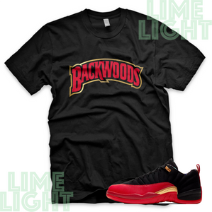 Jordan 12 Low Super Bowl "Backwoods" Nike Air Jordan 12 Sneaker Match Shirt Tee