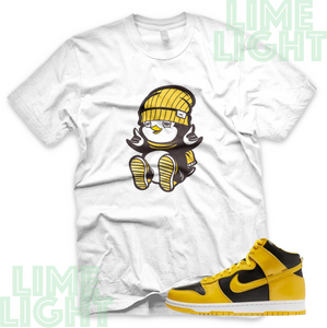 Varsity Maize Nike Dunk Highs "Penguin" Nike Dunk High Sneaker Match Shirt