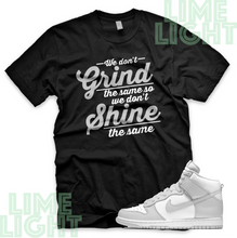Load image into Gallery viewer, Vast Grey Nike Dunk Highs &quot;Grind &amp; Shine&quot; Nike Dunk High Sneaker Match Shirt Tee
