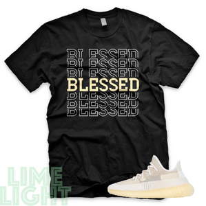 Natural "Blessed 7" Yeezy Boost 350 V2 | Sneaker Match T-Shirts | Yeezy Tee