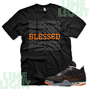 Nike Air Jordan 4 Starfish "Blessed7" Air Jordan 4 Sneaker Match T-Shirts Tees