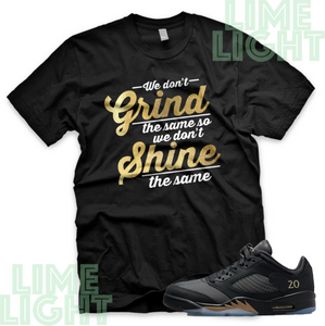 Air Jordan 5 Wings Class of 2021 "Grind Shine" Nike AJ5 Sneaker Match Shirt Tee