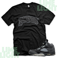 Load image into Gallery viewer, Jordan 5 Anthracite &quot;Backwoods&quot; Nike Air Jordan 5 Sneaker Match Shirt Tee
