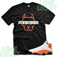 Load image into Gallery viewer, Air Jordan 13 Starfish Orange &quot;Pitties&quot; Air Jordan 13 Sneaker Match Shirt
